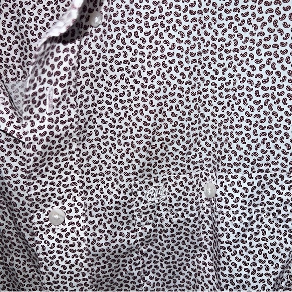 Wrangler Shirt Men Medium Western Paisley Rodeo Button Down Cowboy B25 - Picture 3 of 8